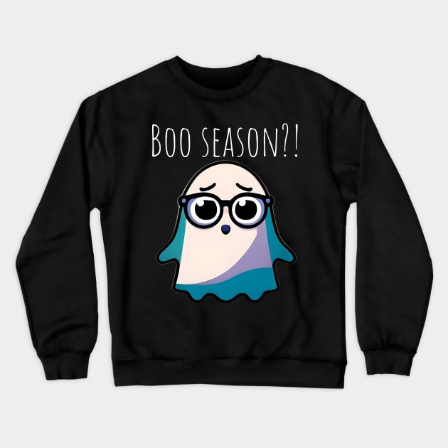 Scared ghost Crewneck Sweatshirt by alcoshirts